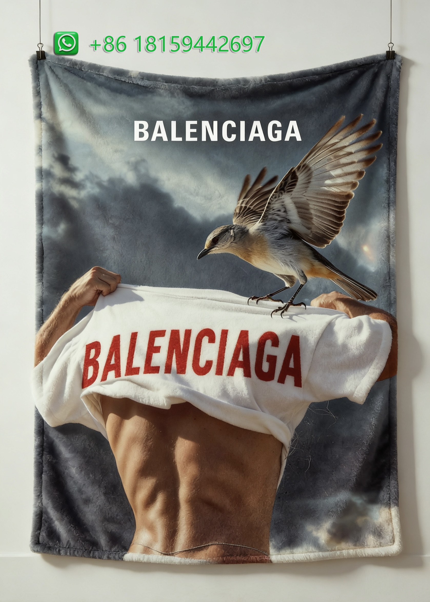 Balenciaga Throw Blankets
